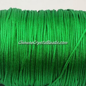 1.5mm nylon cord, fern green#233, Pave string unite, sold by the meter,