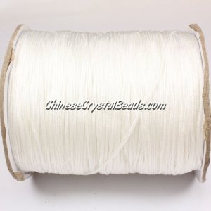 thick about 1mm, nylon string, white, sold by the meter
