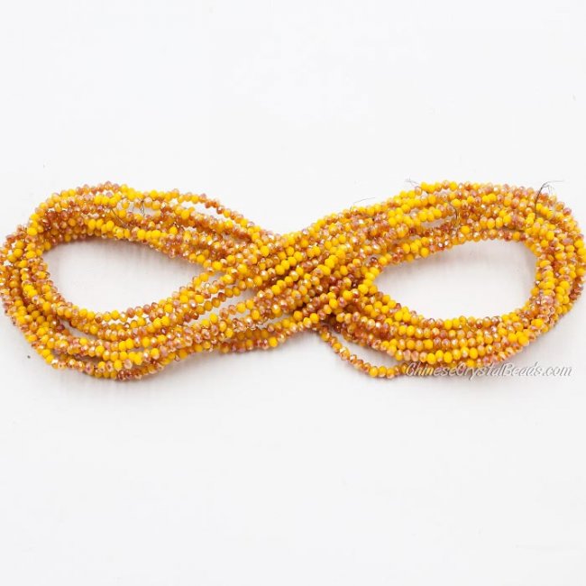 1.7x2.5mm rondelle crystal beads about 190Pcs 1xin4 6 - Click Image to Close