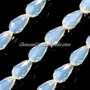 20Pcs 10x15mm Chinese Crystal Faceted Teardrop beads, opal